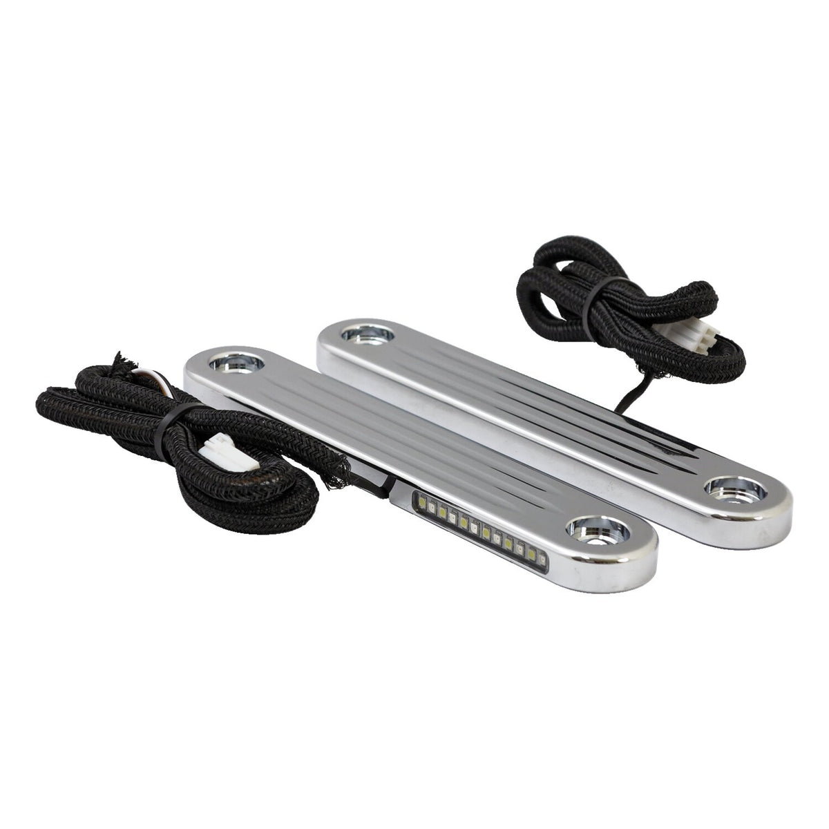 Custom Dynamics billet dynamic LED strips turn signals