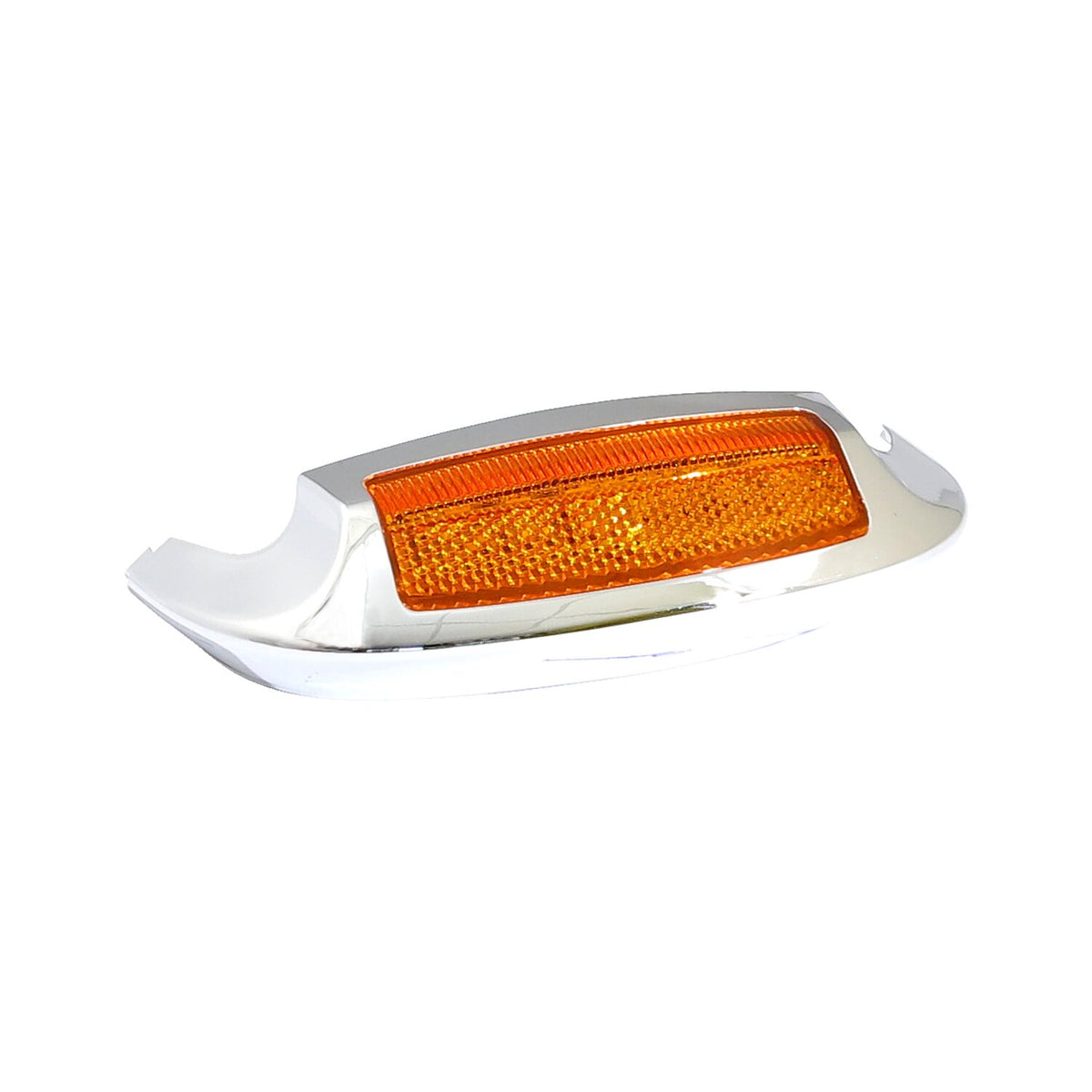 Custom Dynamics front fender tip with light chrome