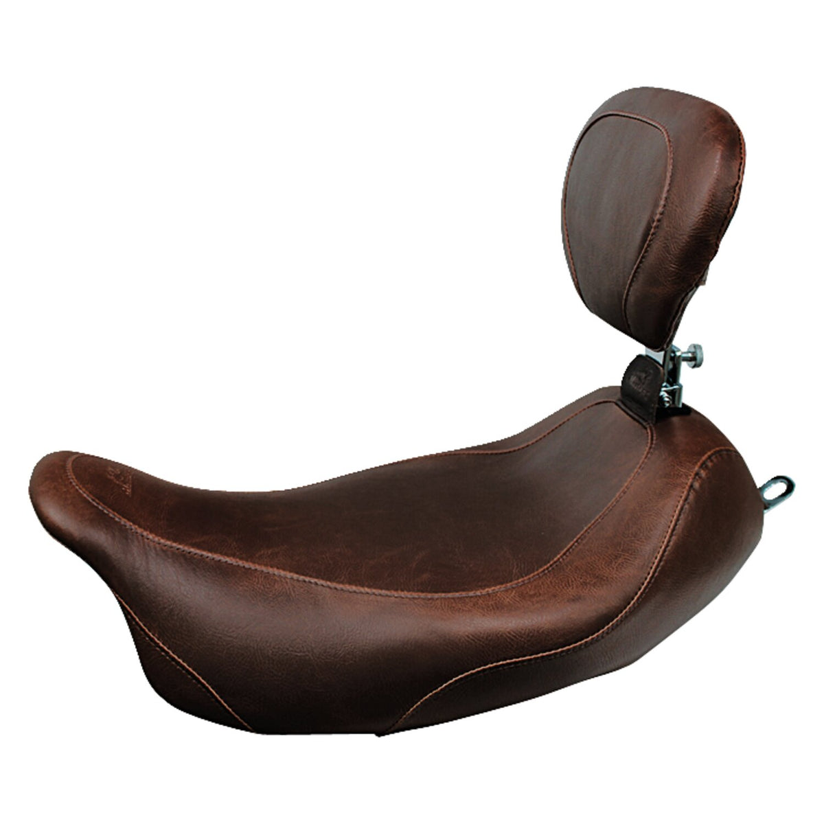 Mustang, Wide Tripper solo seat. With rider backrest