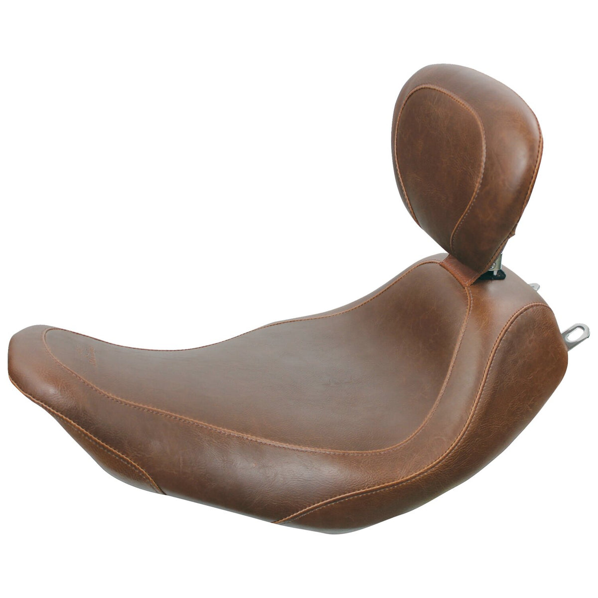 Mustang, Wide Tripper solo seat. With rider backrest