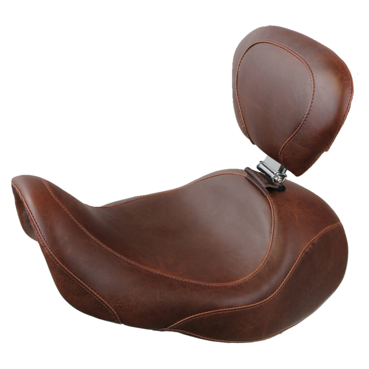 Mustang, Wide Tripper Forward solo seat. With rider backrest