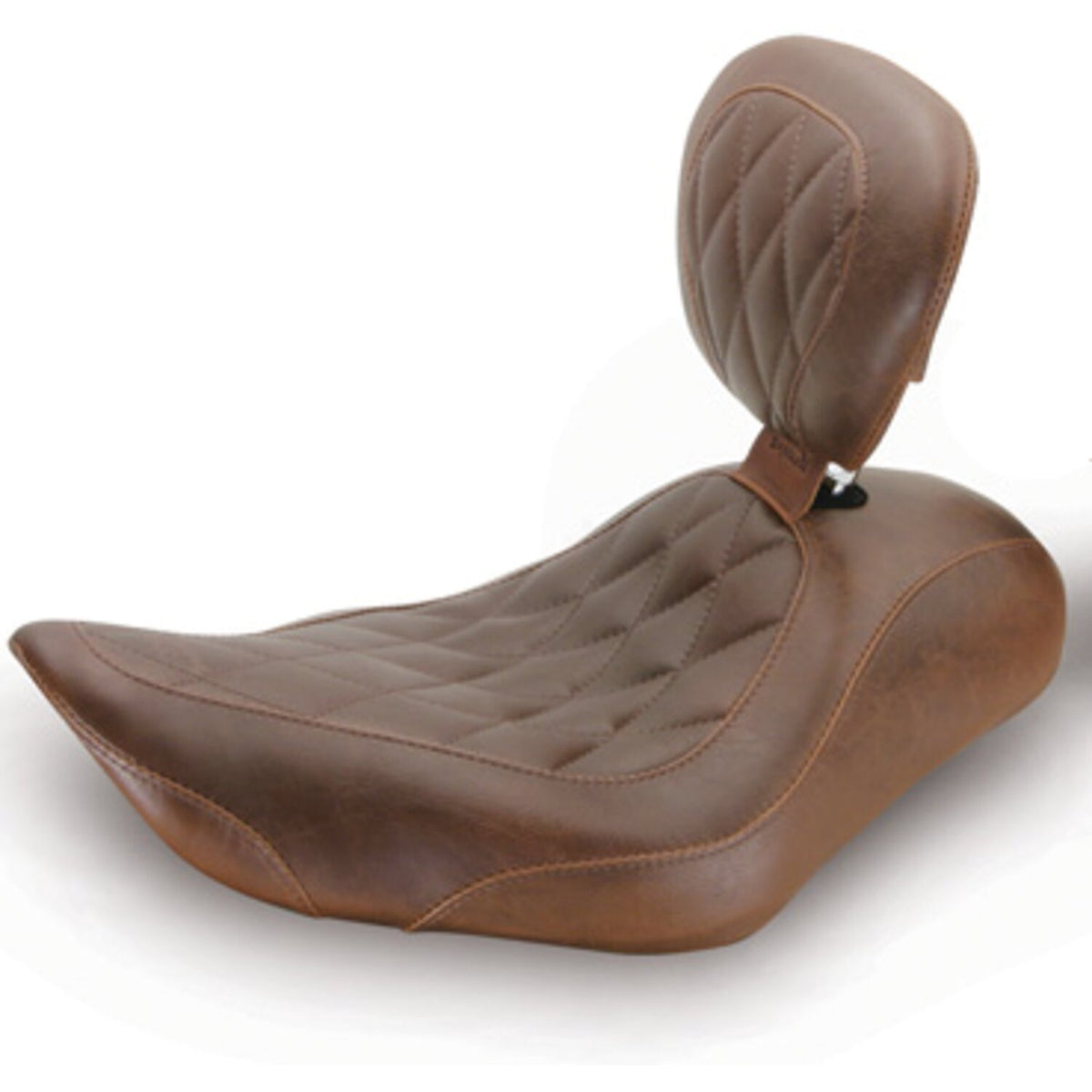 Mustang, Wide Tripper solo seat. With rider backrest