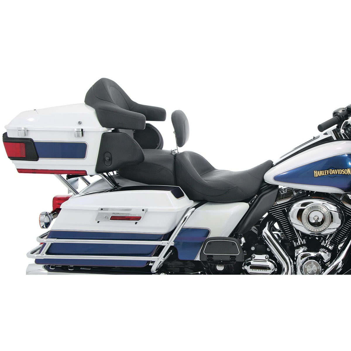 Mustang, Super Touring seat. With rider backrest