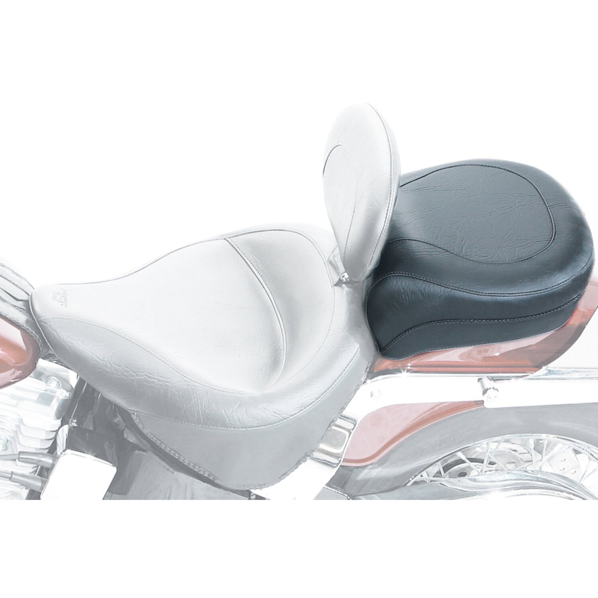 Mustang, Wide Touring passenger seat. Recessed