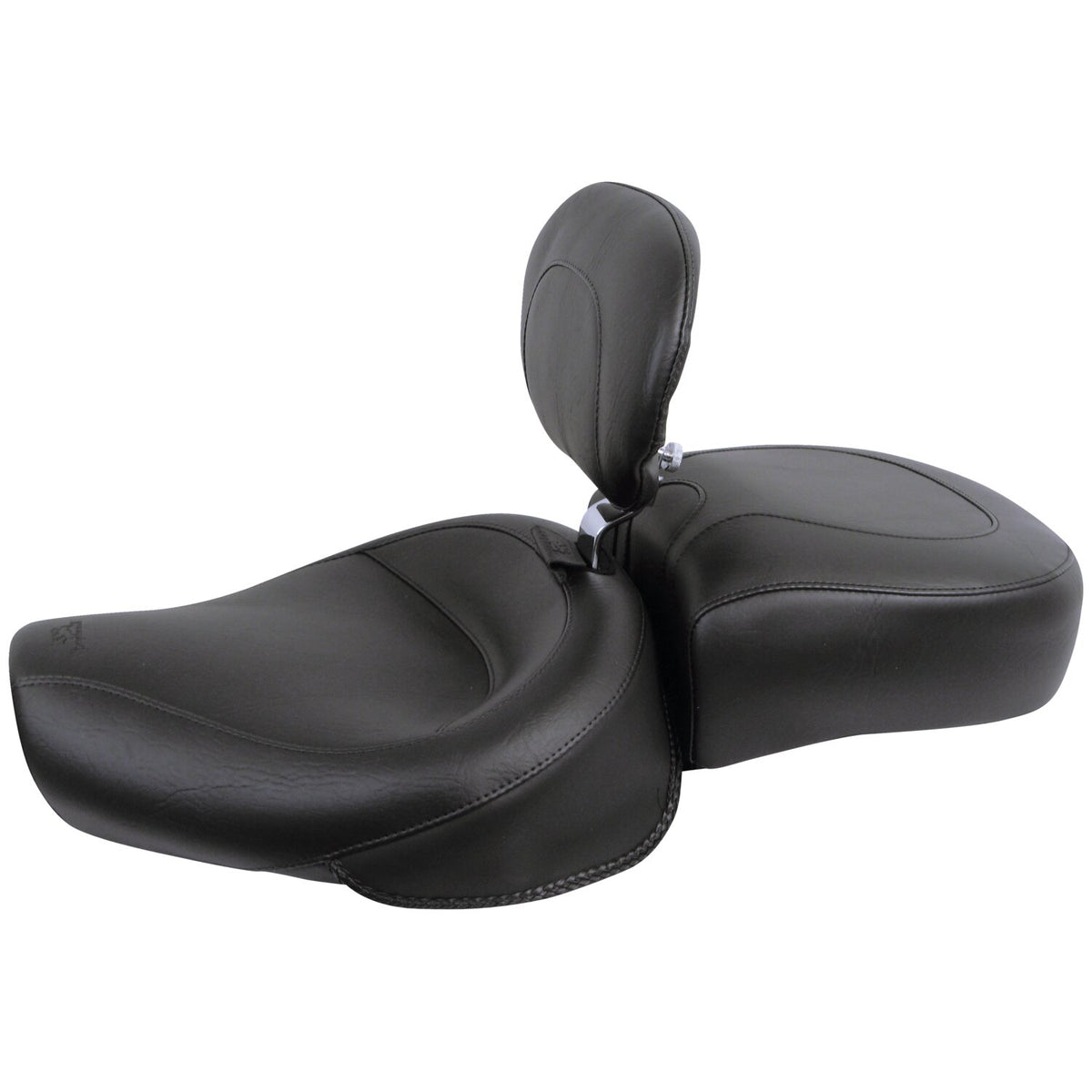 Mustang, Wide Touring solo seat. With rider backrest