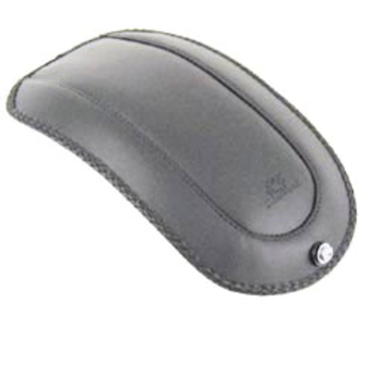 Mustang, rear fender bib. Plain with braided edges