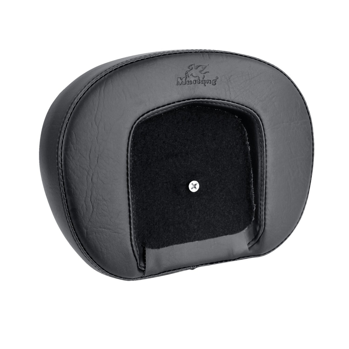 Mustang, setback sissy bar pad. Black. Diamond
