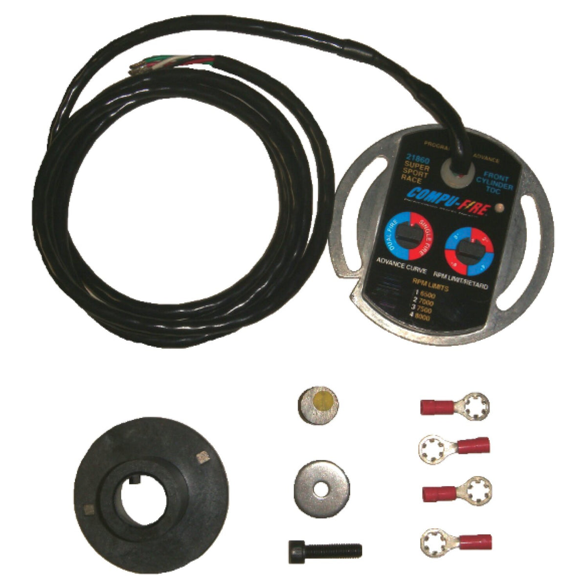 Compu-Fire, ignition module. Electronic advance. Race