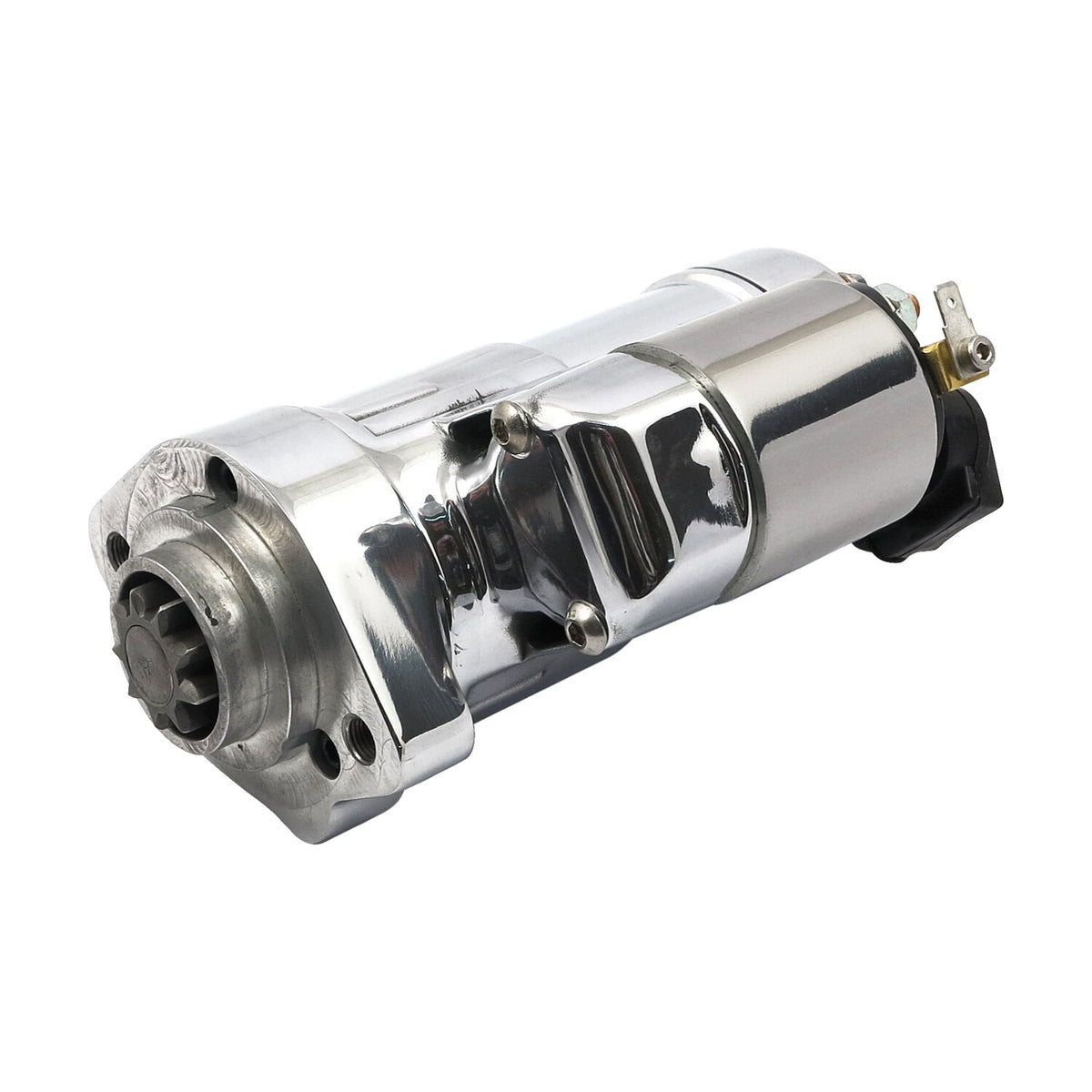 Compu-Fire, GEN3 starter motor. 2.0kW. Chrome