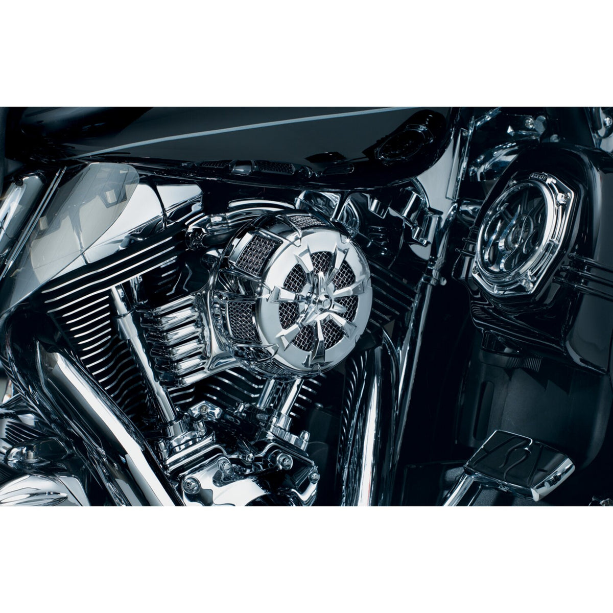 Kuryakyn, Alley Cat air cleaner cover. Chrome