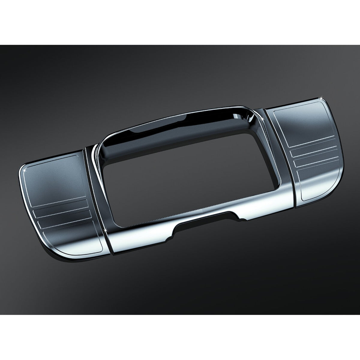 Kuryakyn, Tri-Line stereo trim deluxe kit. Chrome