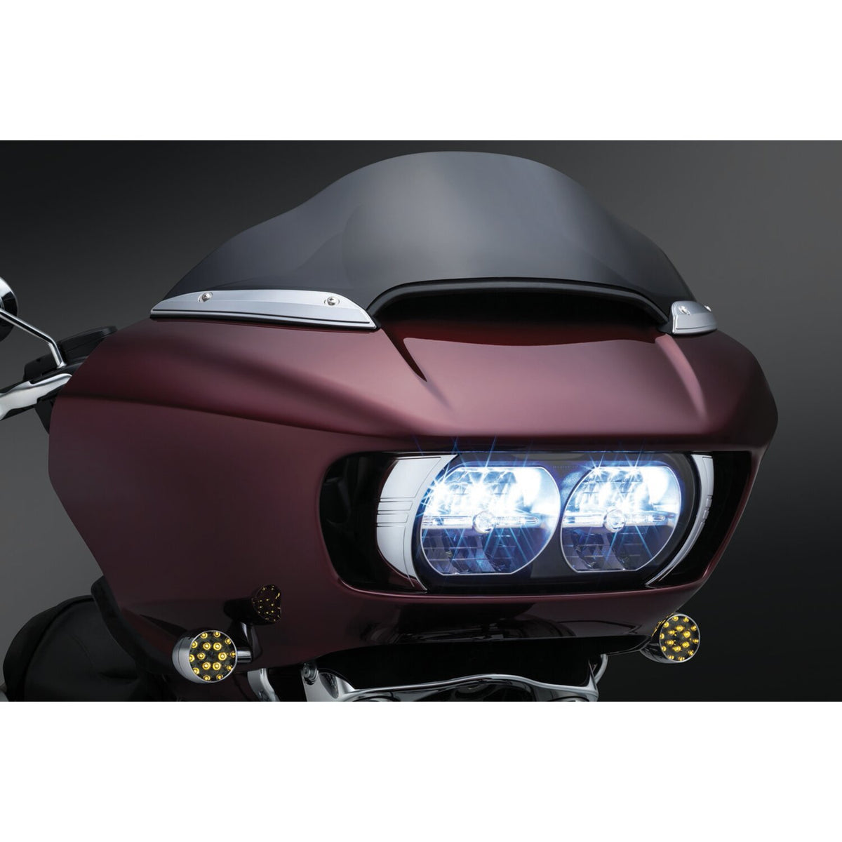 Kuryakyn, Windshield trim. side trims. Chrome
