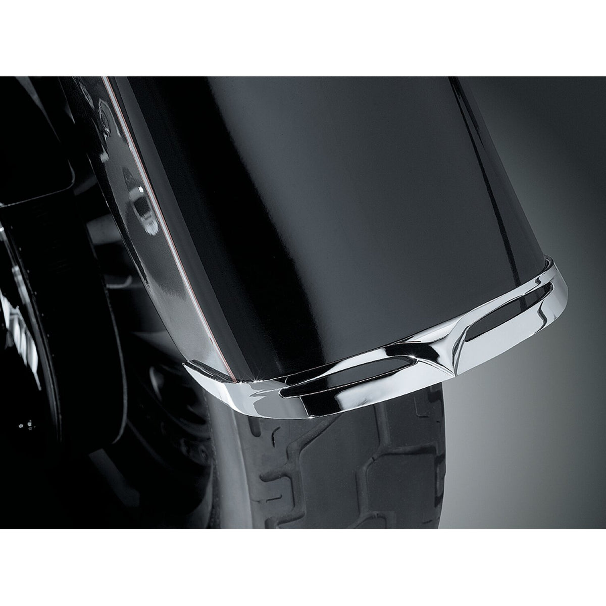 Kuryakyn, Fatboy front fender tip. leading edge, chrome