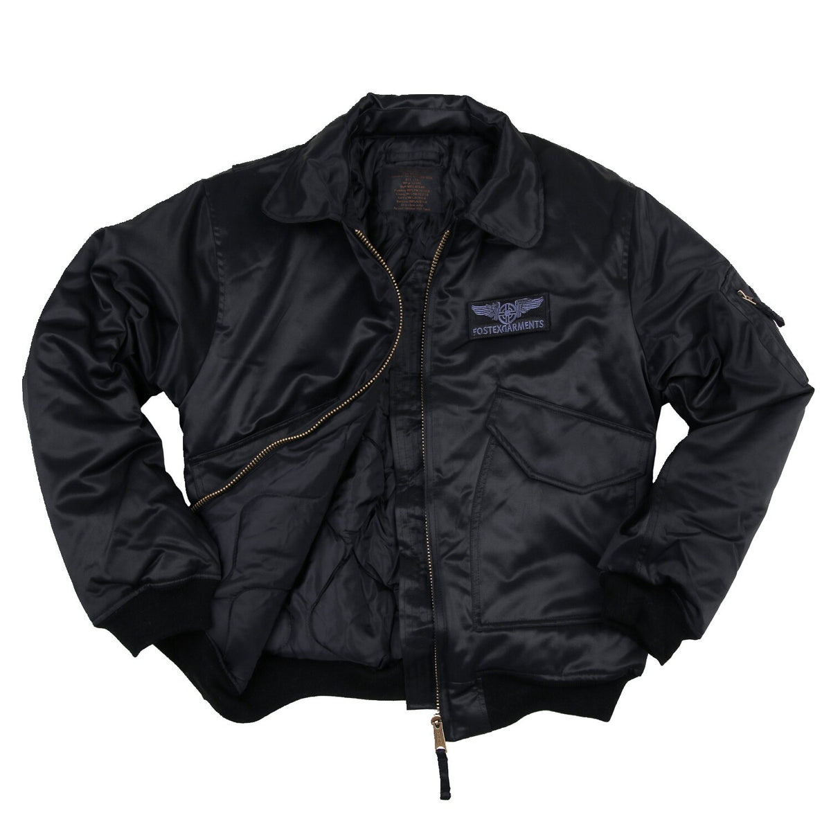 Heavy cwu jacket black