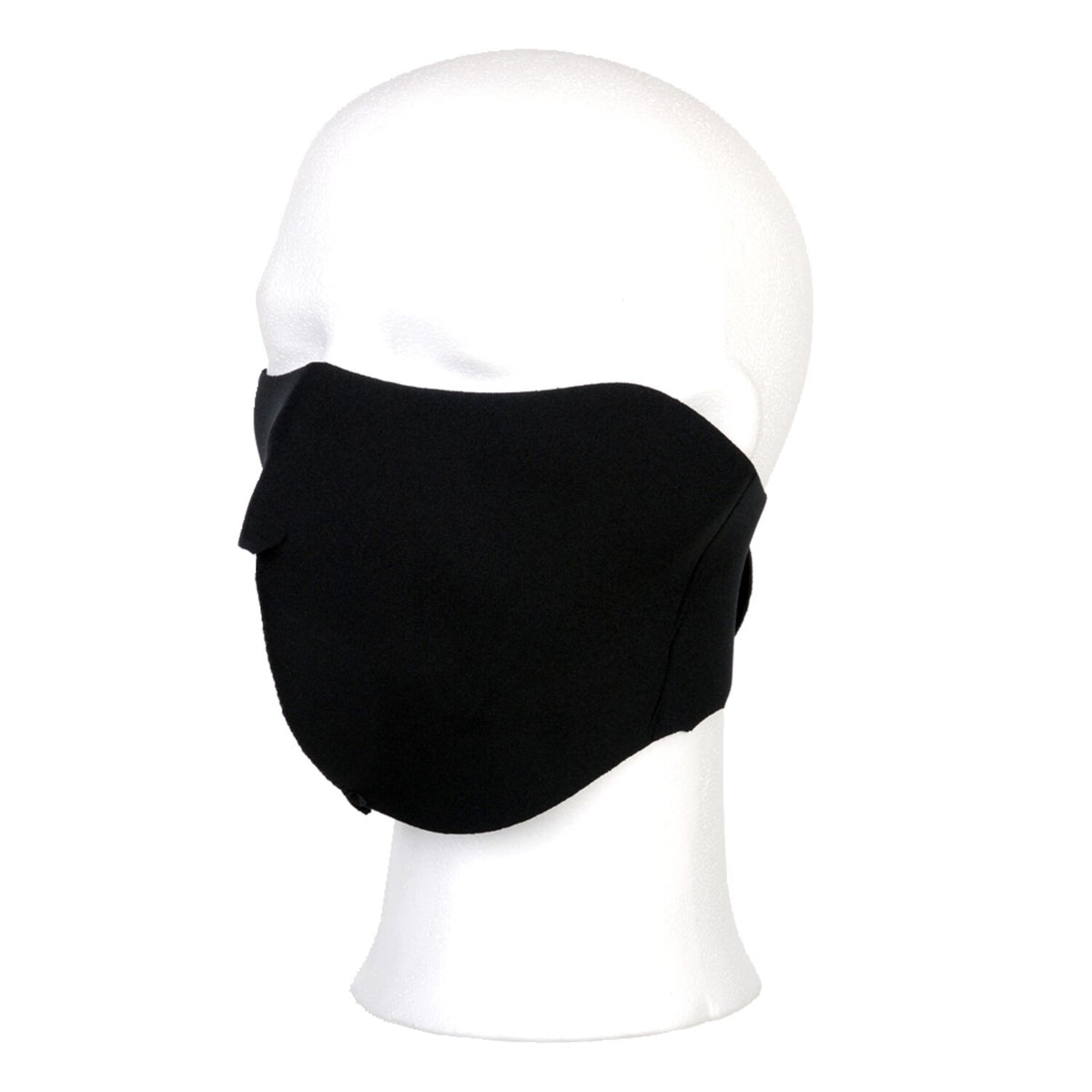 Half face biker face mask black