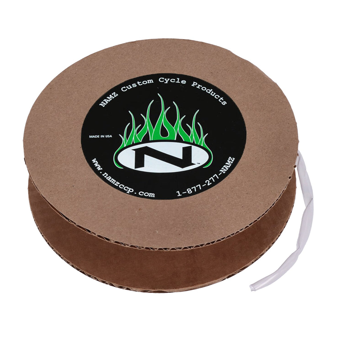 NAMZ, heat shrink tube. 25ft roll, 3/8" (9.53mm). Clear