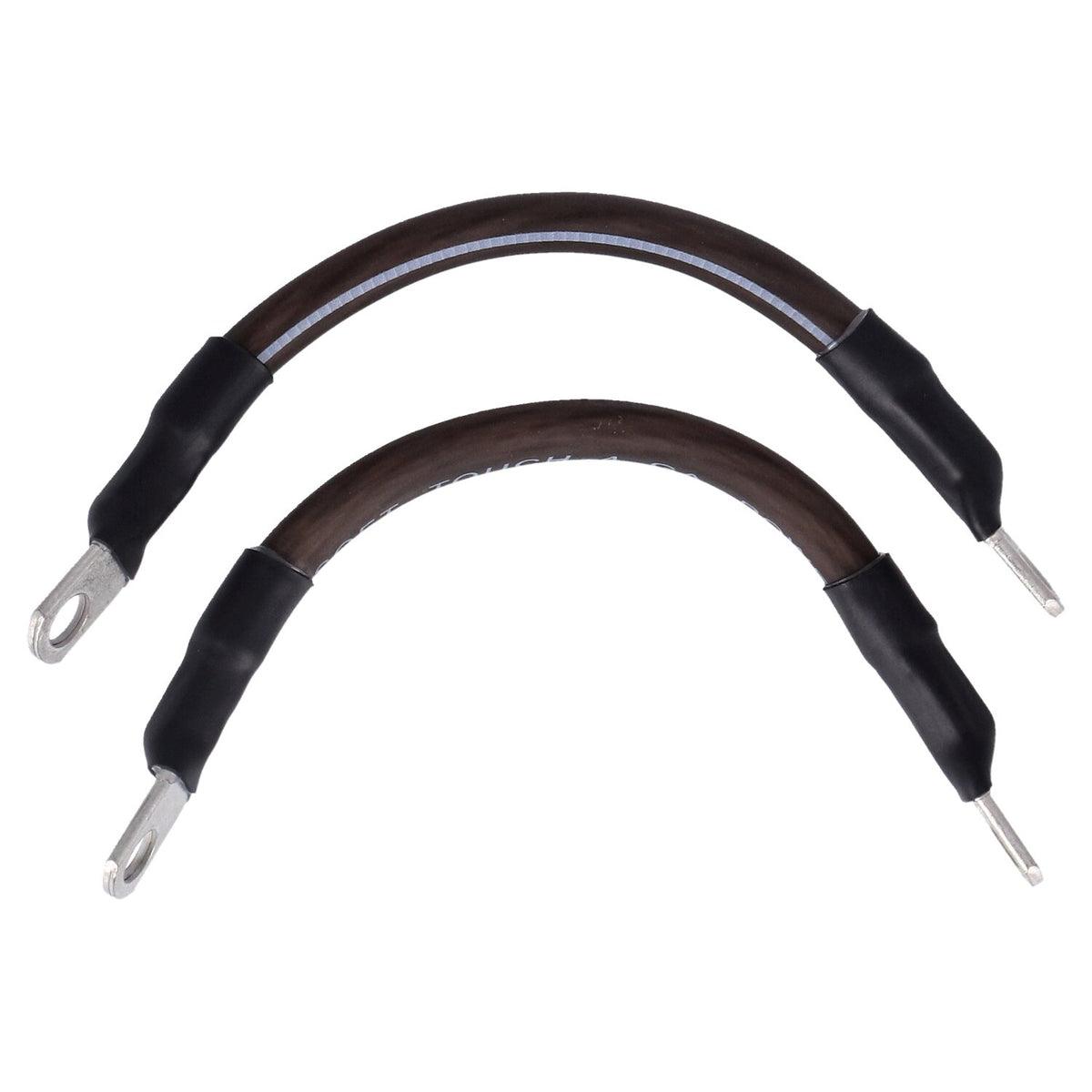 NAMZ, battery cable set. Black. 7 inch (17.5cm)