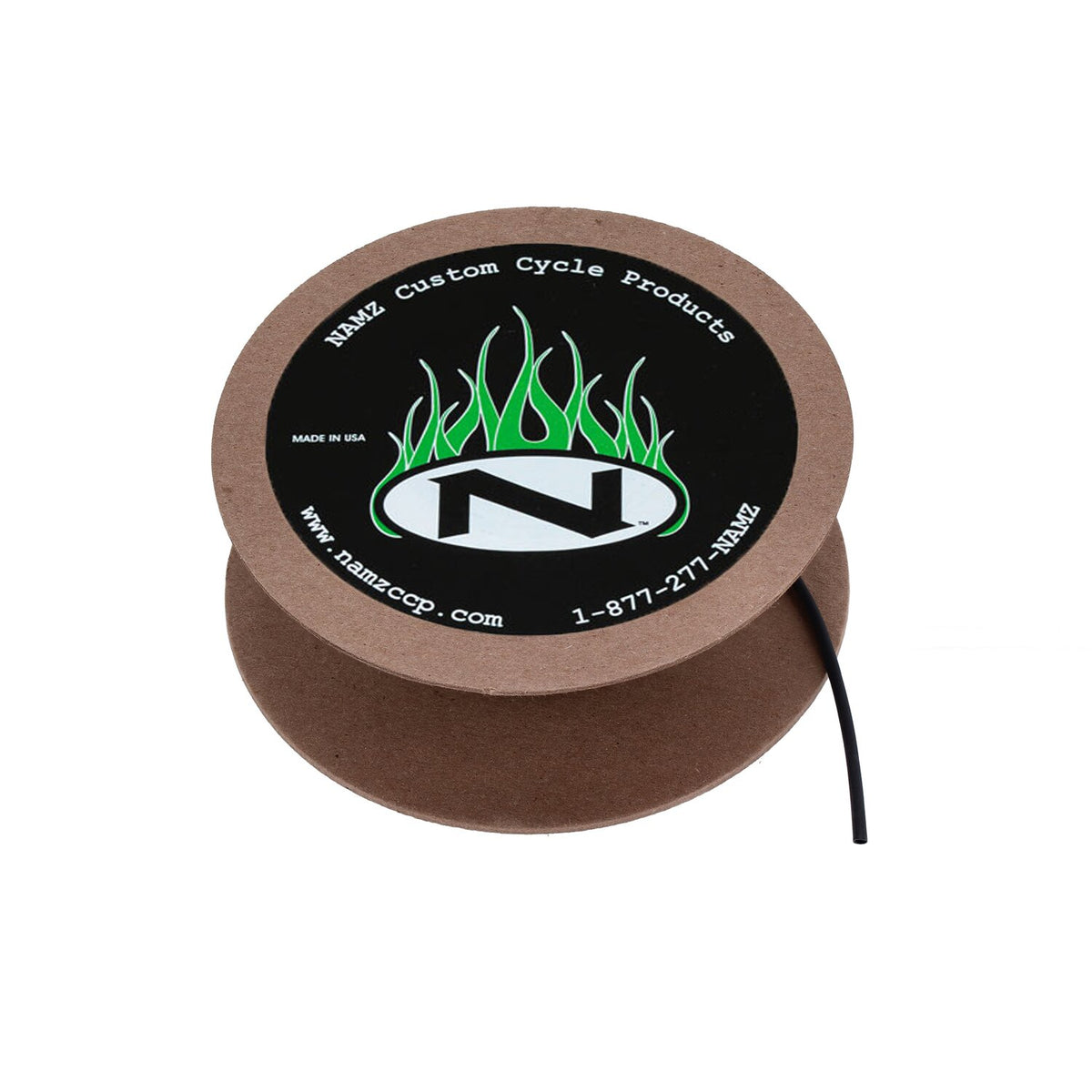 NAMZ, heat shrink tube. 25ft roll, 3/32" (2.29mm). Black