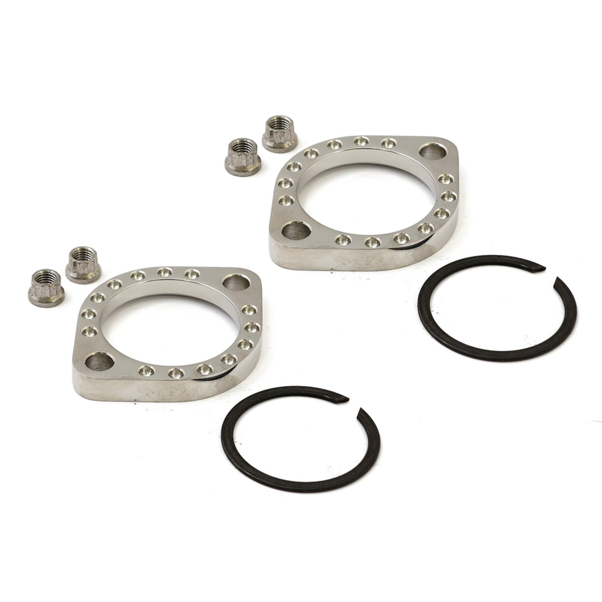 Evolution Industries, ss exhaust flange kit. Flanged hex nut