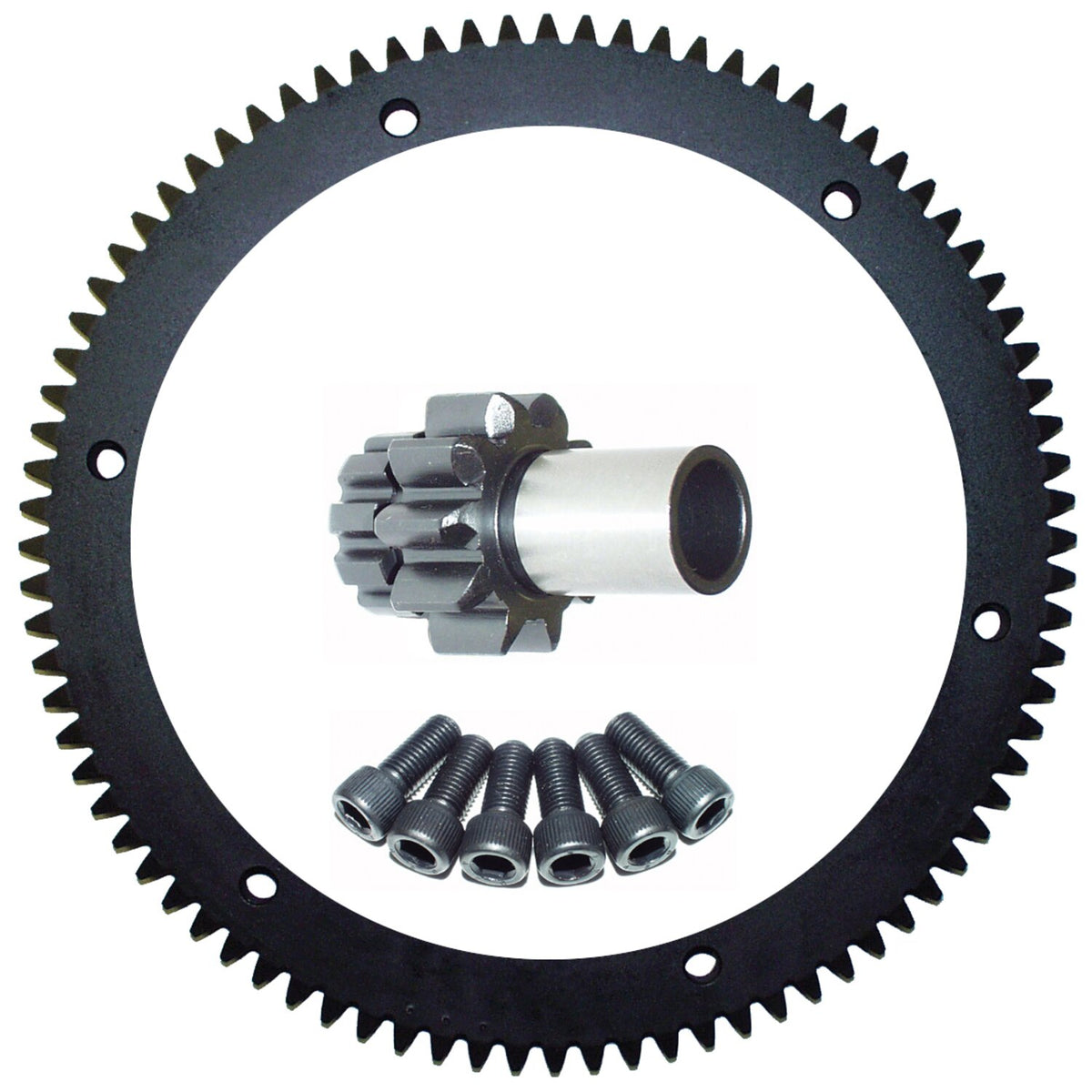 Easy start starter ring conversion kit