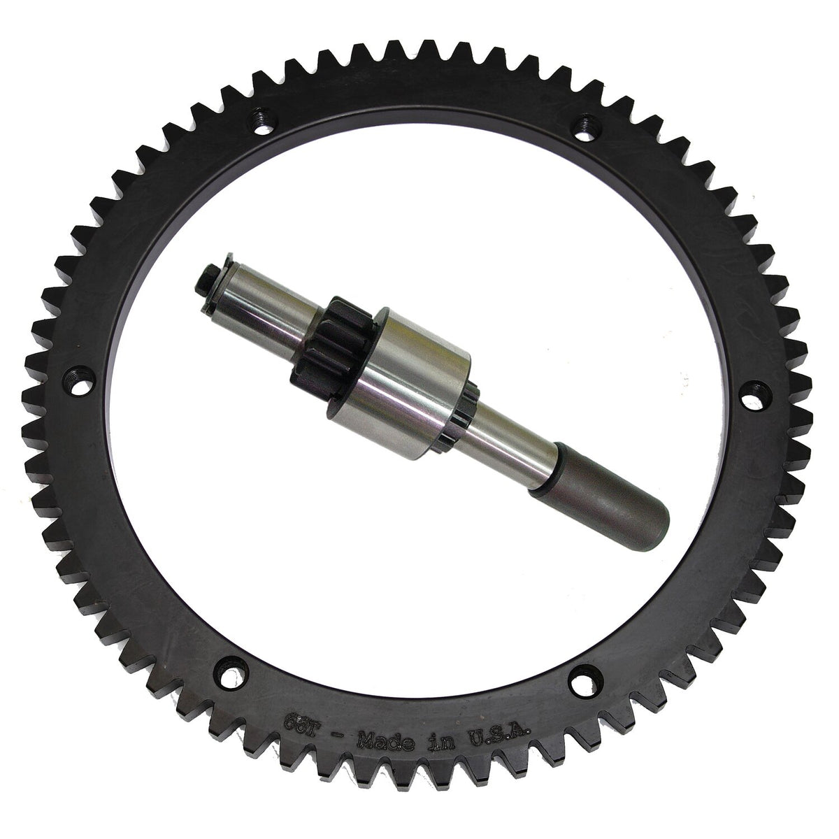 Starter ring gear & jackshaft kit, 66t