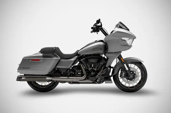 Zard 4.5 Inches Slash-Cut Slip-Ons Muffler for HD-TOURING E5 — ZHD035S10SAO-CB