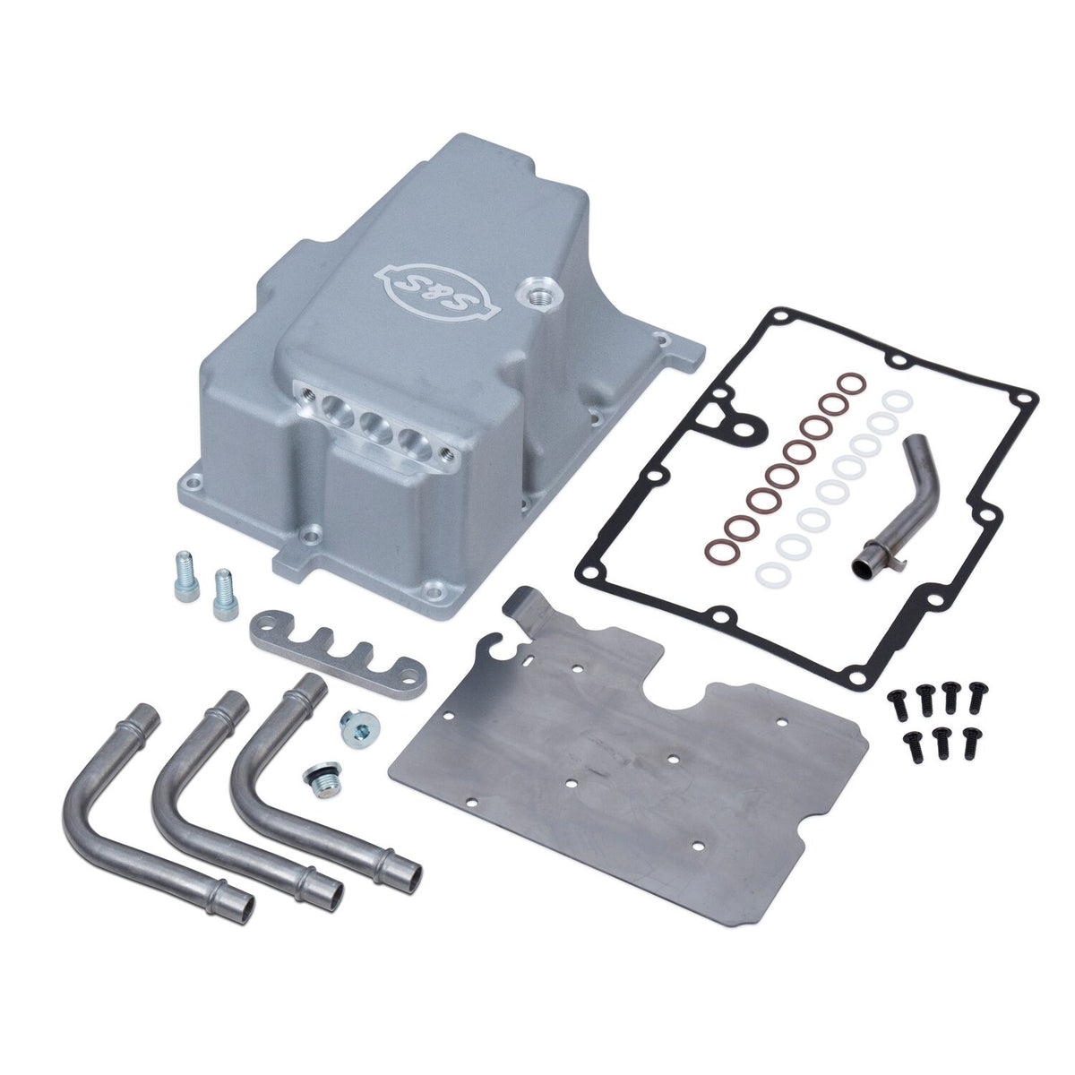 S&S, oil line installation kit. Black