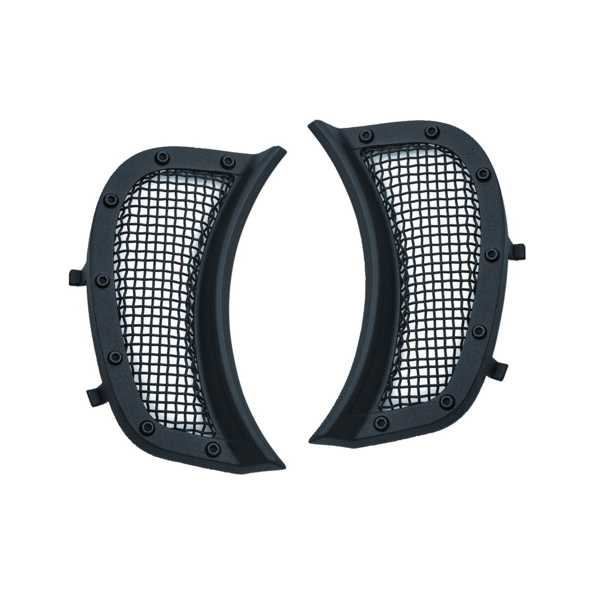Kuryakyn, Mesh headlamp vent accent. Satin black
