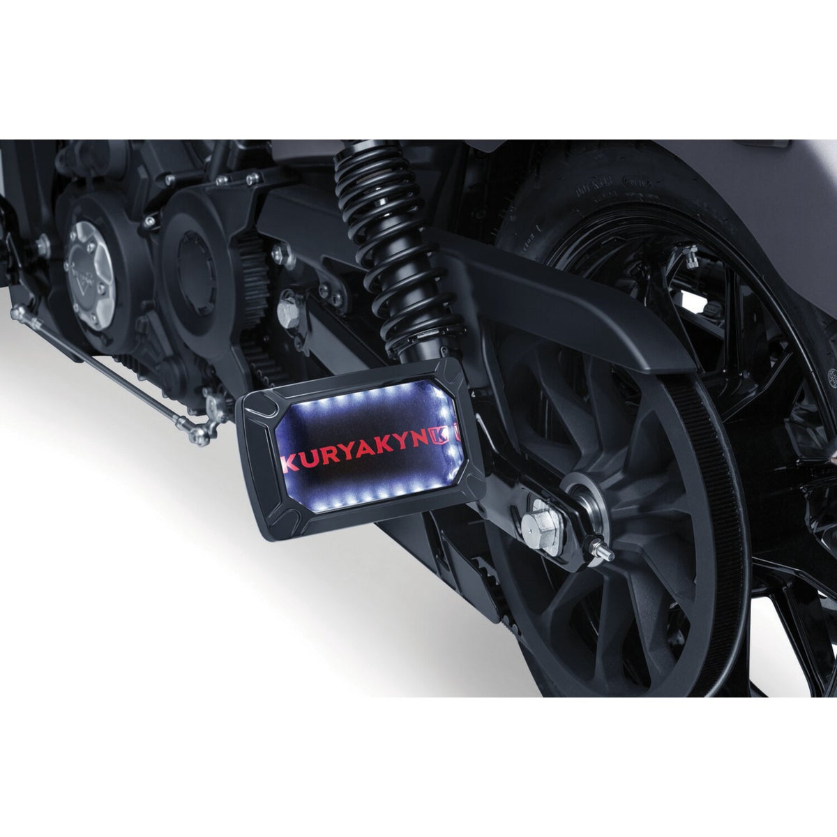Kuryakyn, Nova curved license plate holder, horizontal