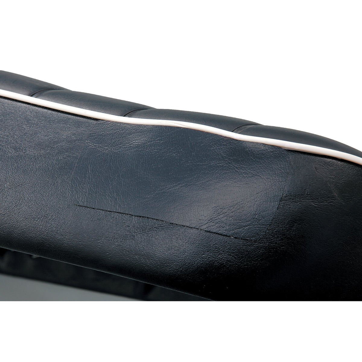Seat repair patch, self-adhesive
