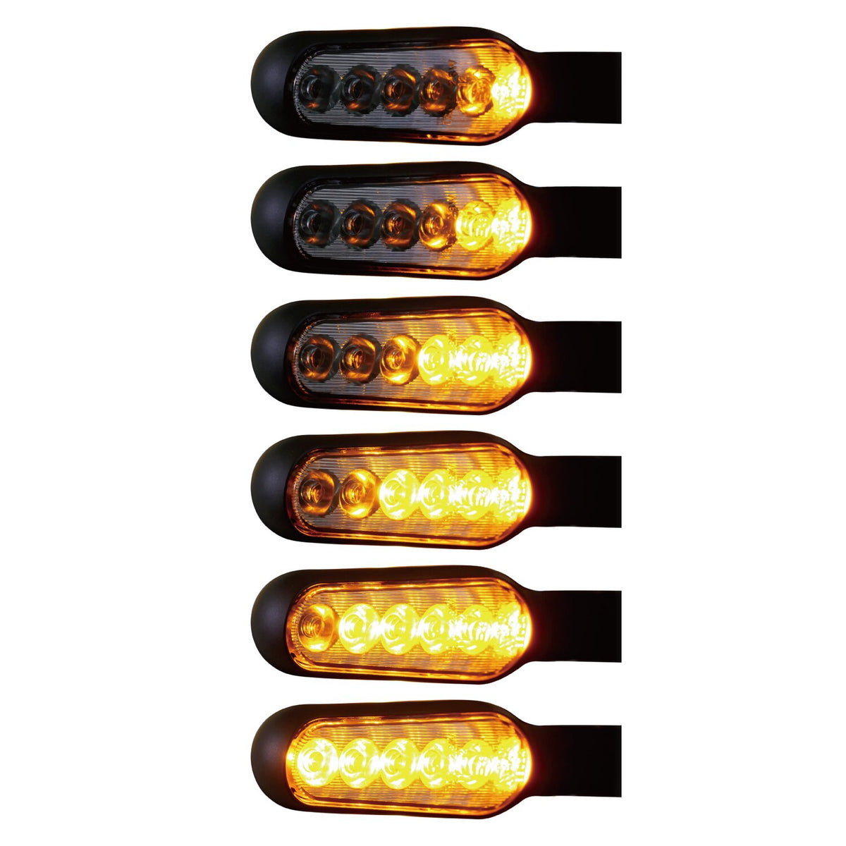 Daytona, D-Light, miniature LED turn signal set. Sequential