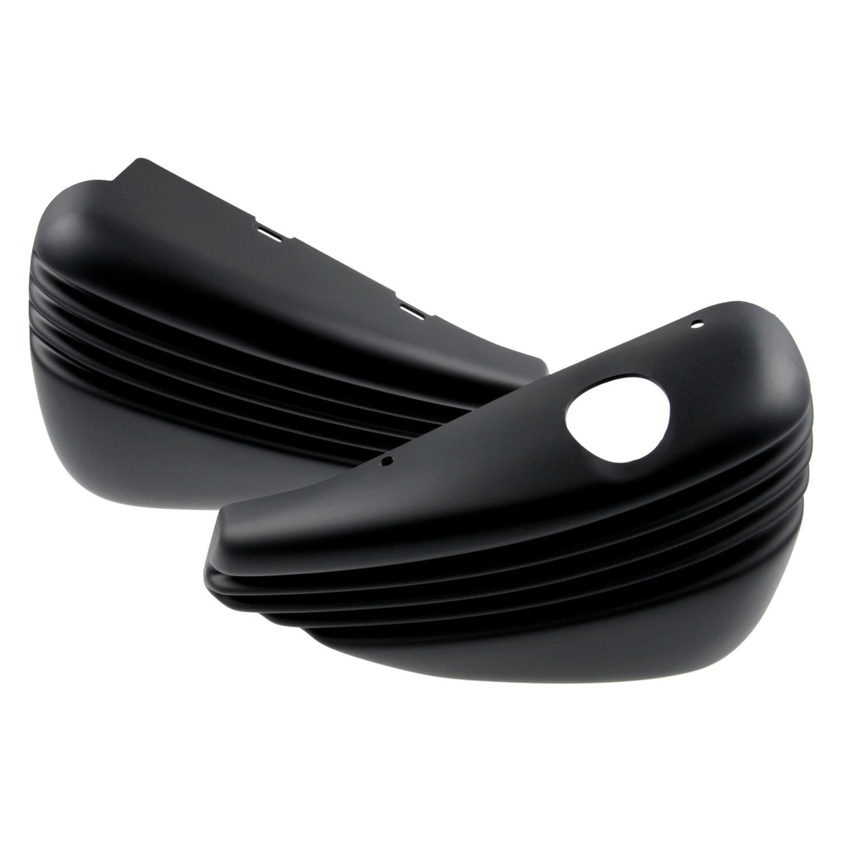 Cult-Werk, 'Bobber' side cover set. Matte black