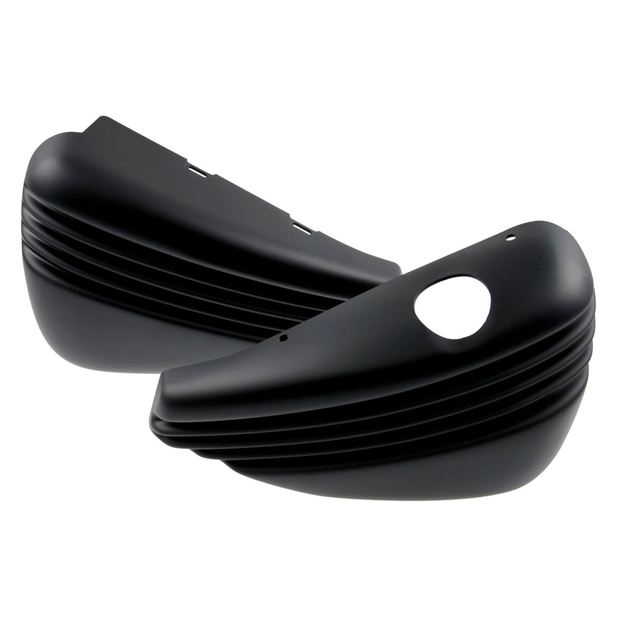 Cult-Werk, 'Bobber' side cover set. Matte black