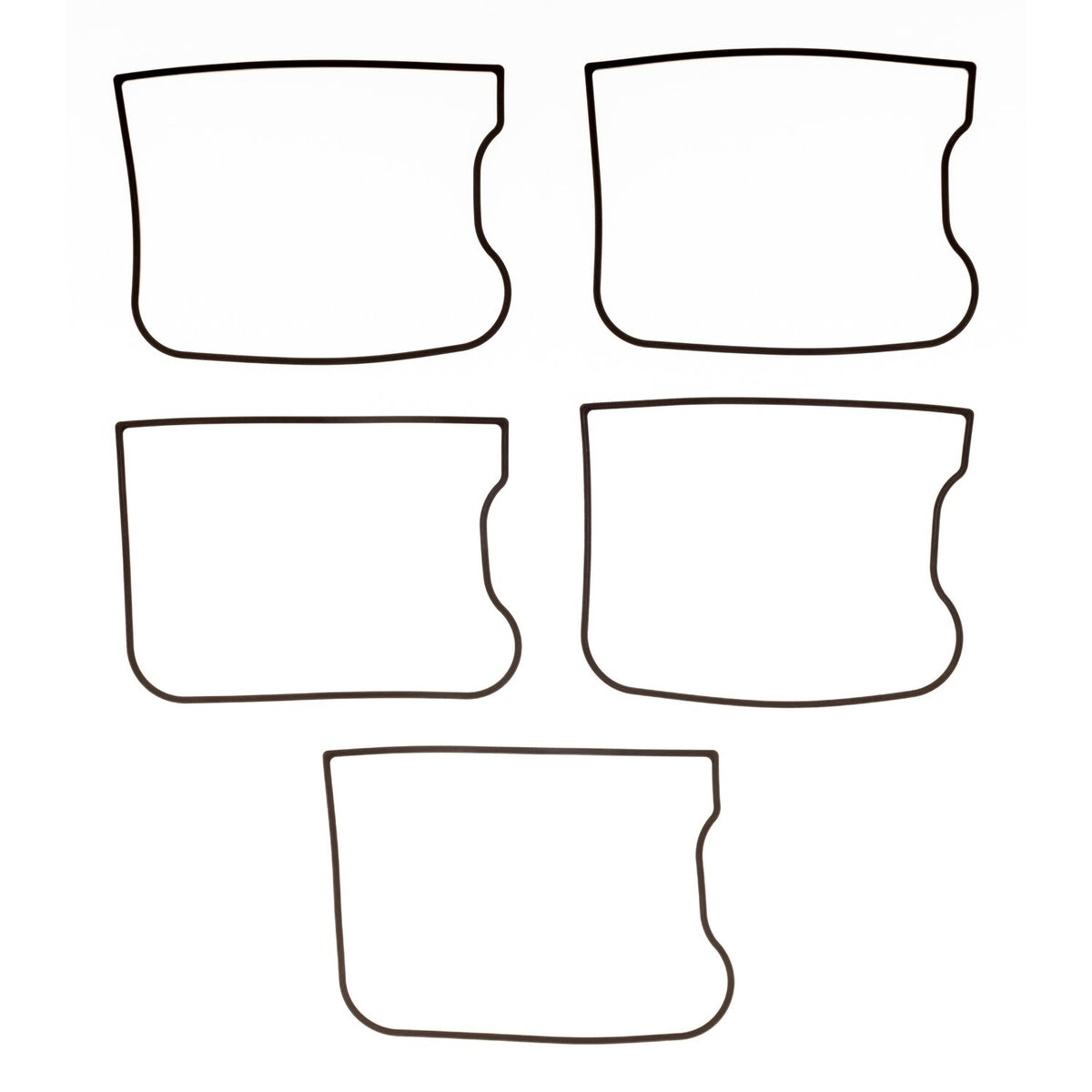 Cometic, upper rocker cover gasket. Rubber