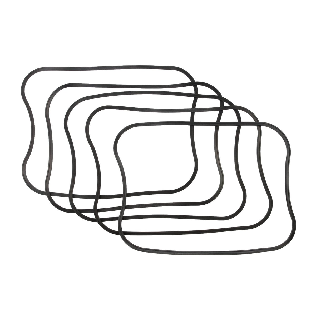 Cometic, upper rocker cover gasket. Rubber