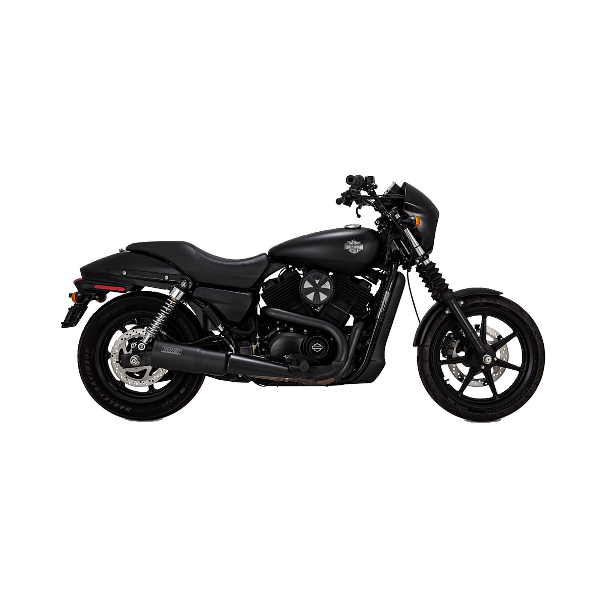 Vance & Hines, Hi-output slip-on muffler. black
