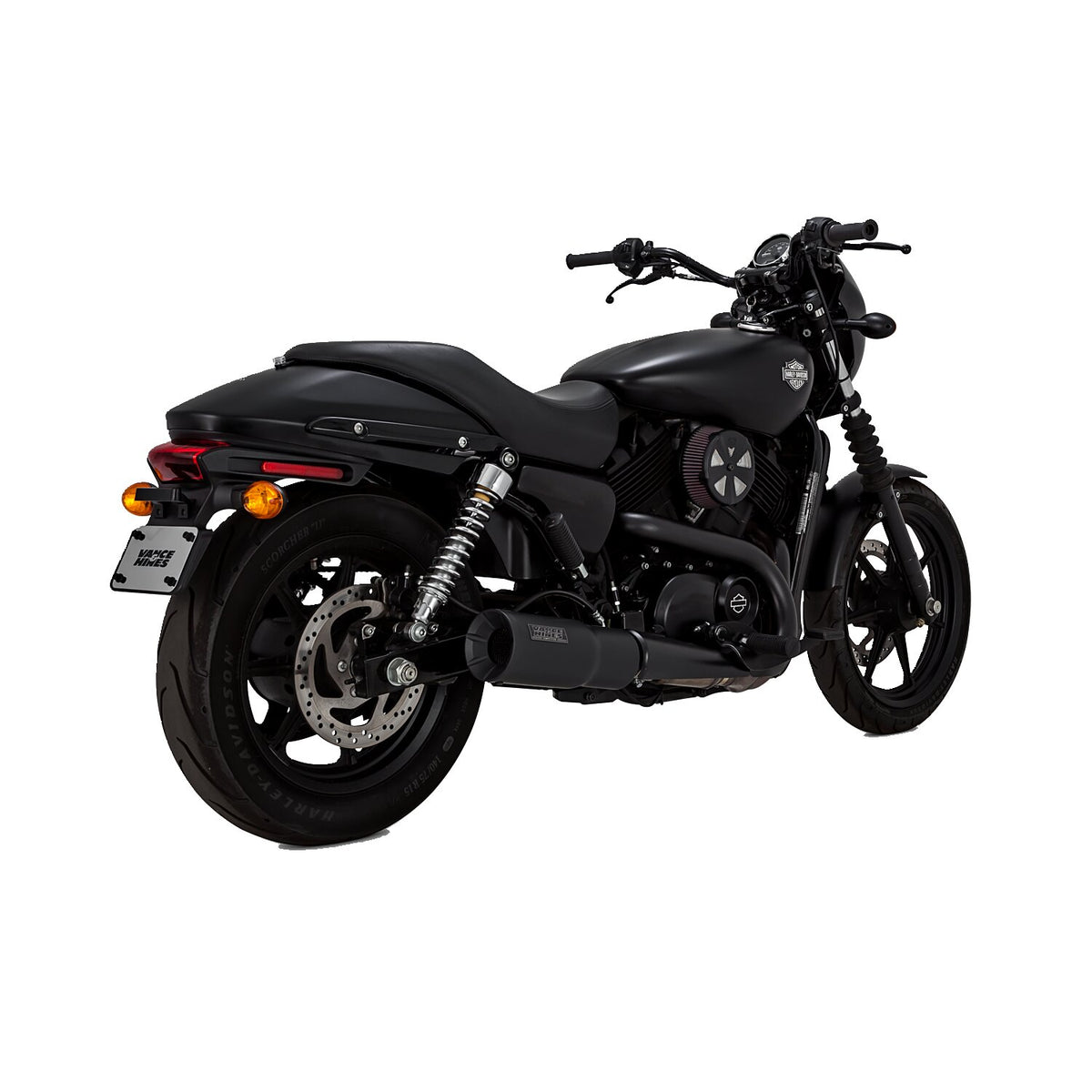 Vance & Hines, Hi-output slip-on muffler. black
