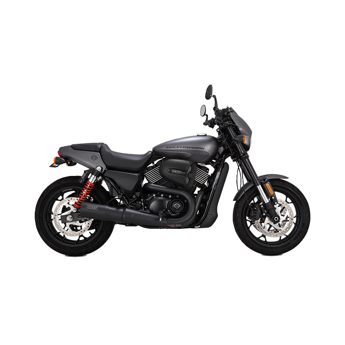 Vance & Hines, Hi-output slip-on muffler. black