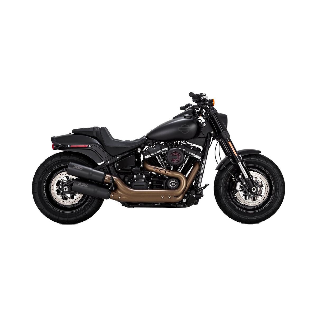 Vance & Hines, Hi-Output slip-on mufflers. Black