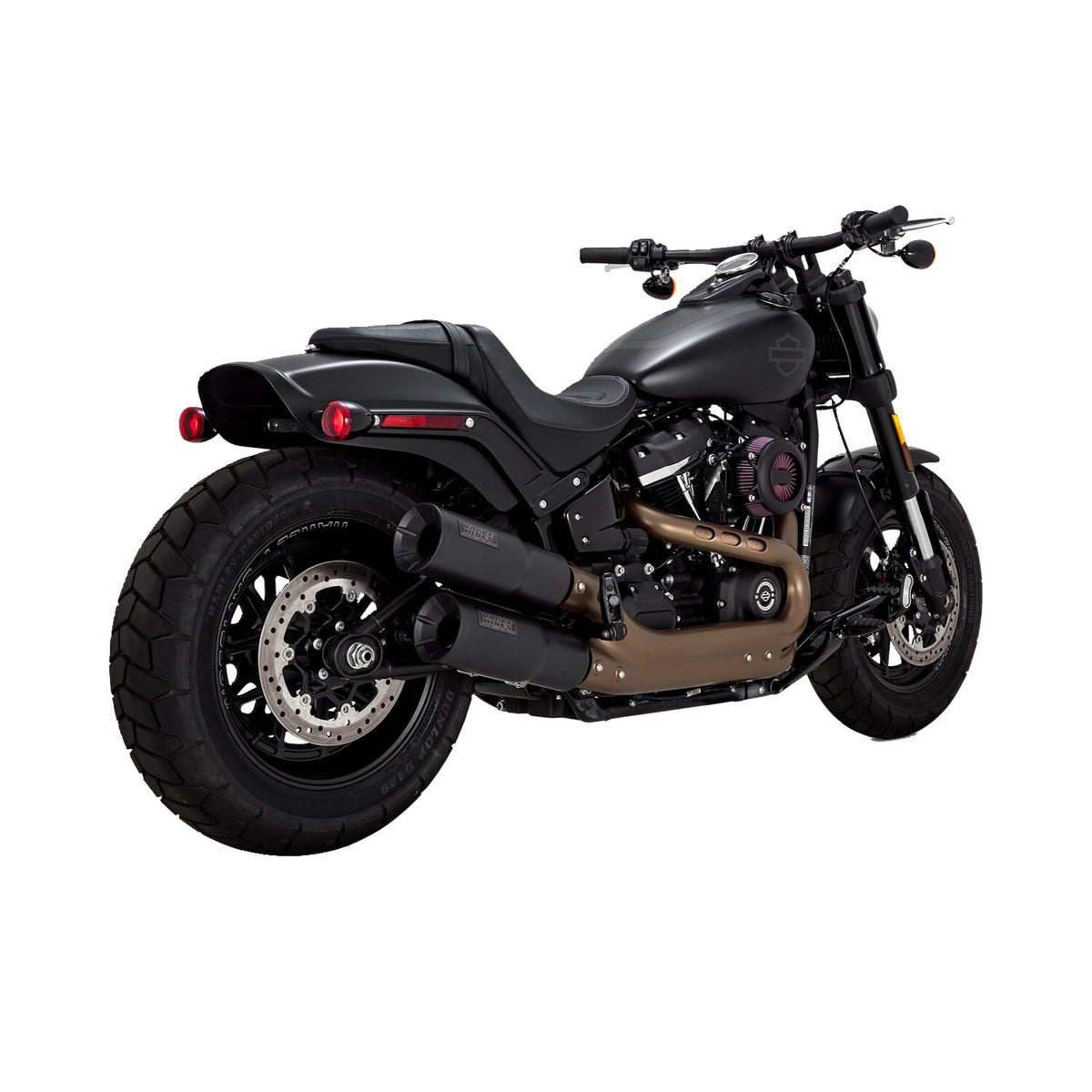 Vance & Hines, Hi-Output slip-on mufflers. Black