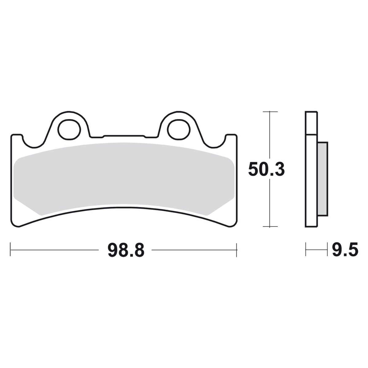 SBS brake pads racing sintered