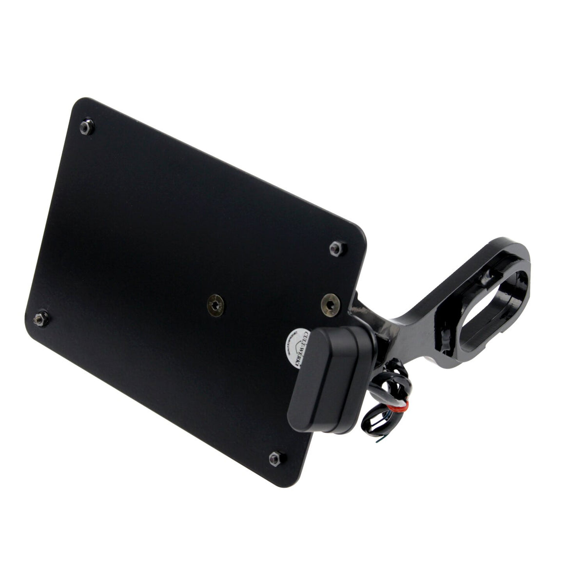 Cult-Werk, side mount license plate bracket. Netherlands