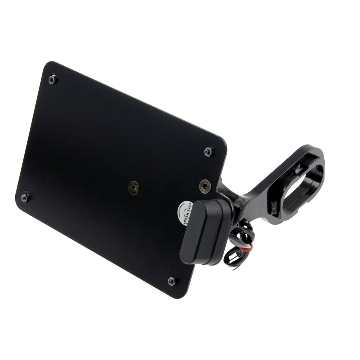 Cult-Werk, side mount license plate bracket. Netherlands