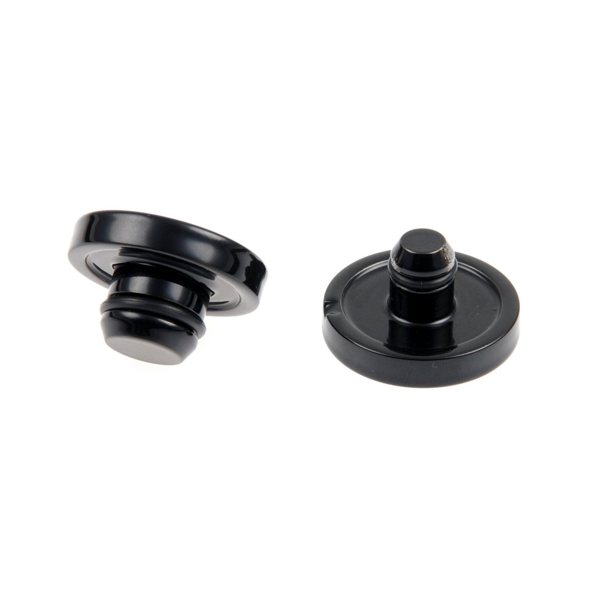 Cult-Werk, front axle cover kit. Gloss black with logo