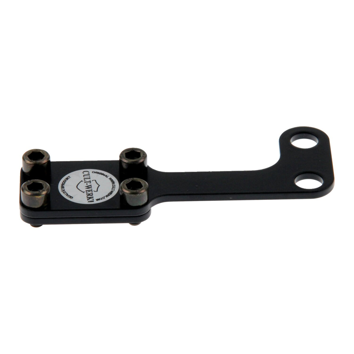 Cult-Werk, ignition coil relocation bracket kit. Black