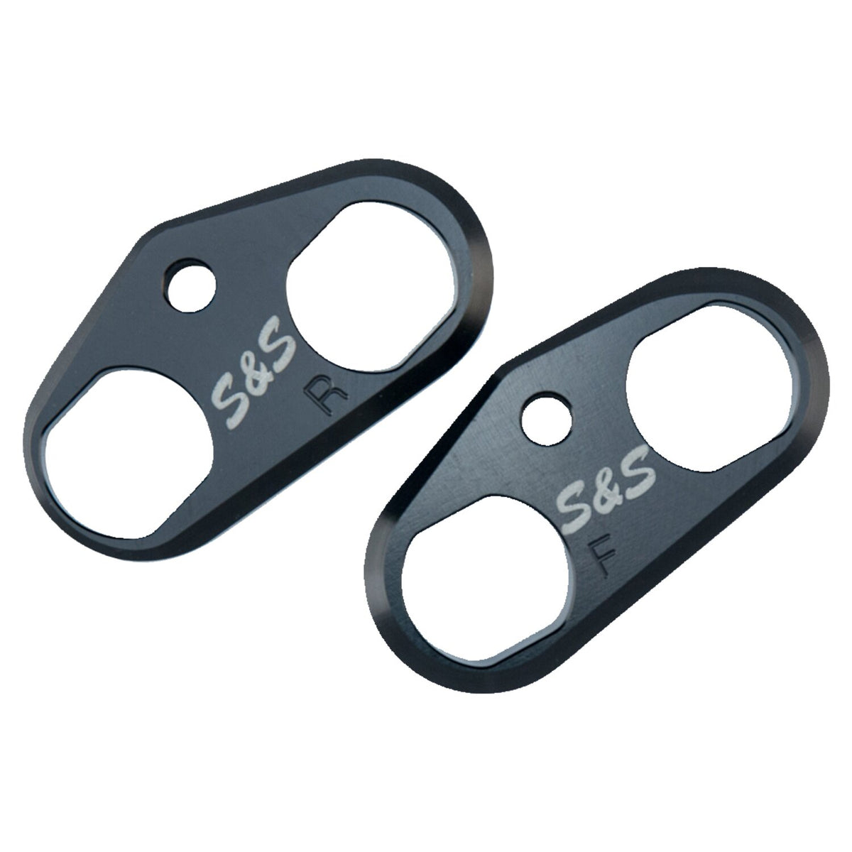 S&S, tappet cuff set. Billet aluminum, black