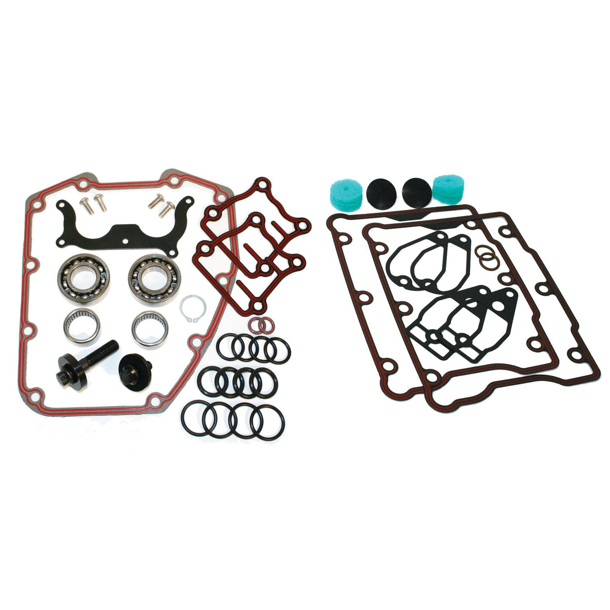 Feuling, camshaft installation kit + top end. Gear Drive