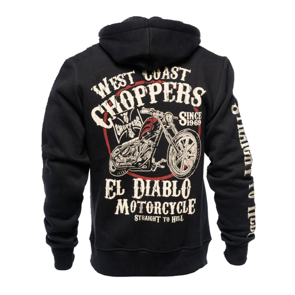 WCC El Diablo zip hoodie black