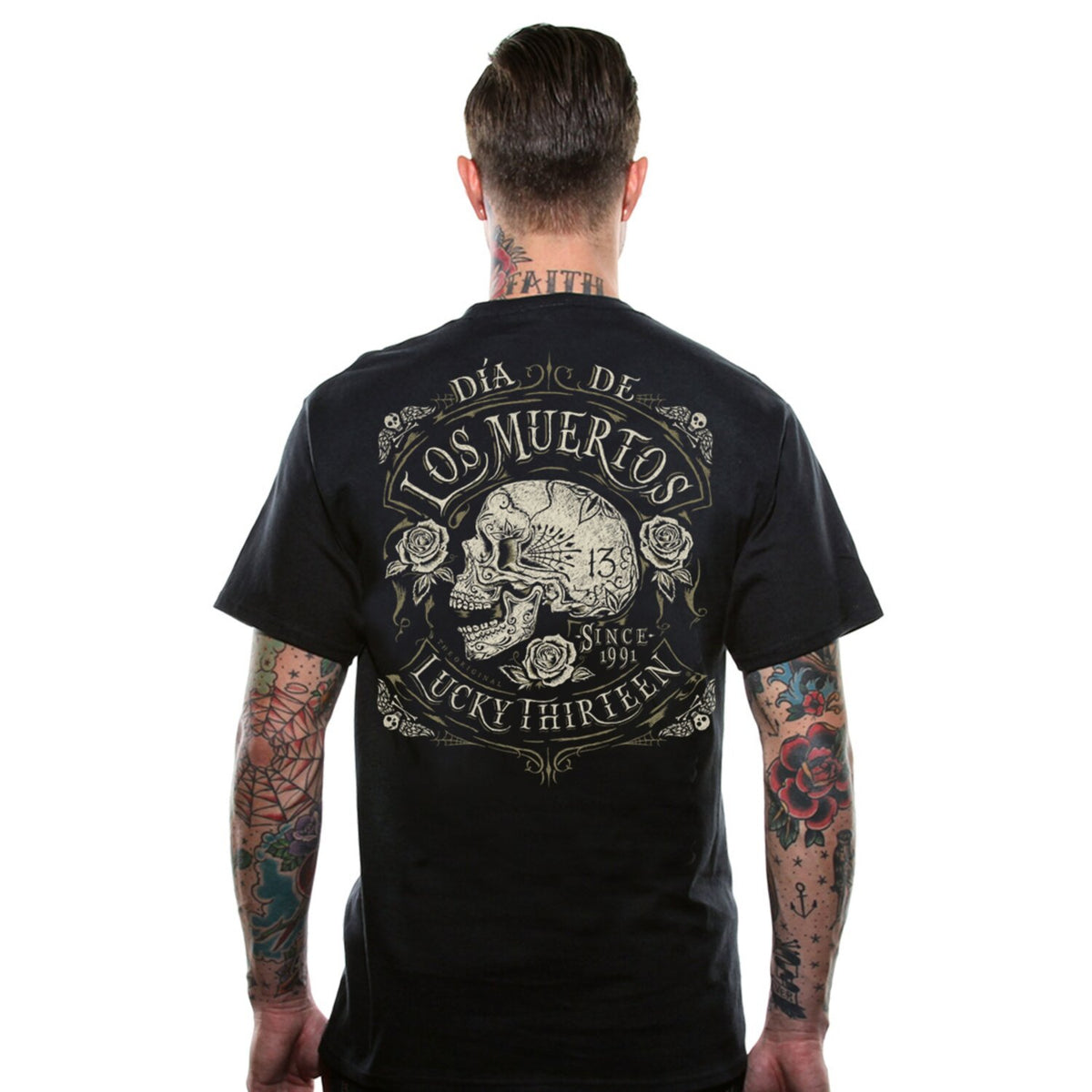 Lucky 13 Dead Skull t-shirt black
