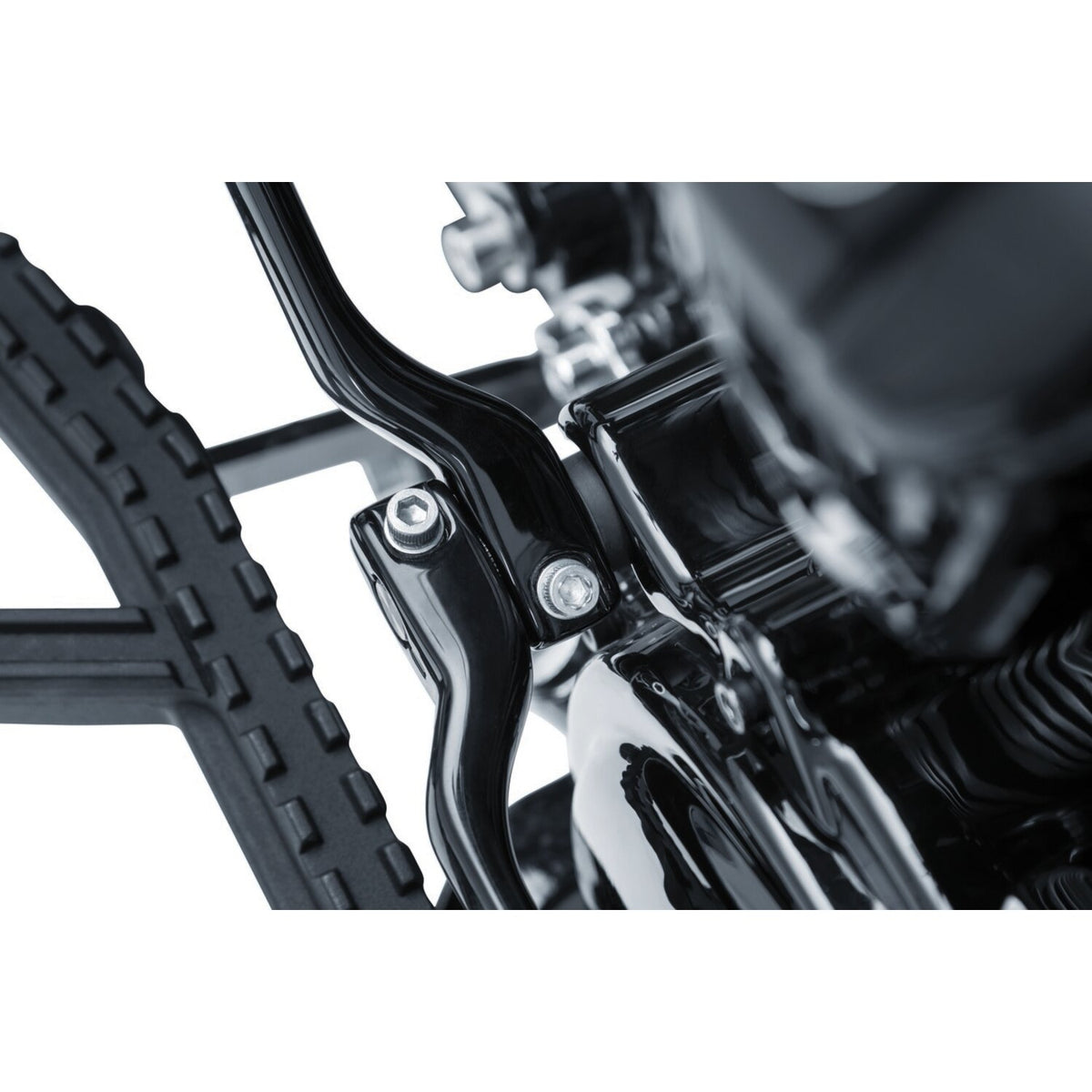 Kuryakyn, Precision™ heel shift eliminator. Gloss black